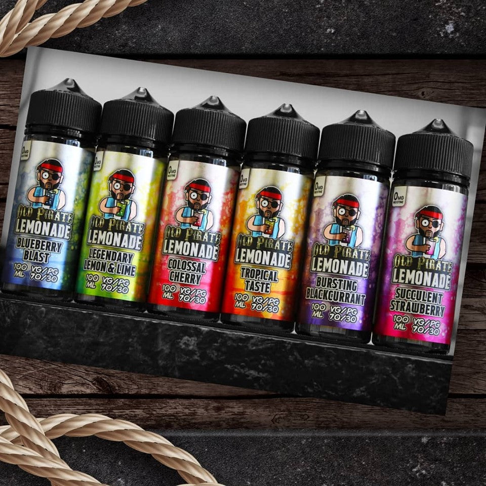 Old Pirate E-Liquid 100ml Shortfill - Lemonade Series  70/30 VG/PG image 0