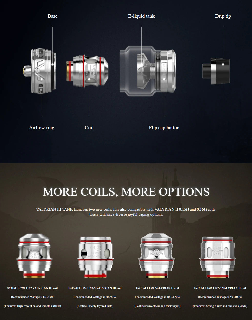 Uwell Valyrian 3 Tank image 3