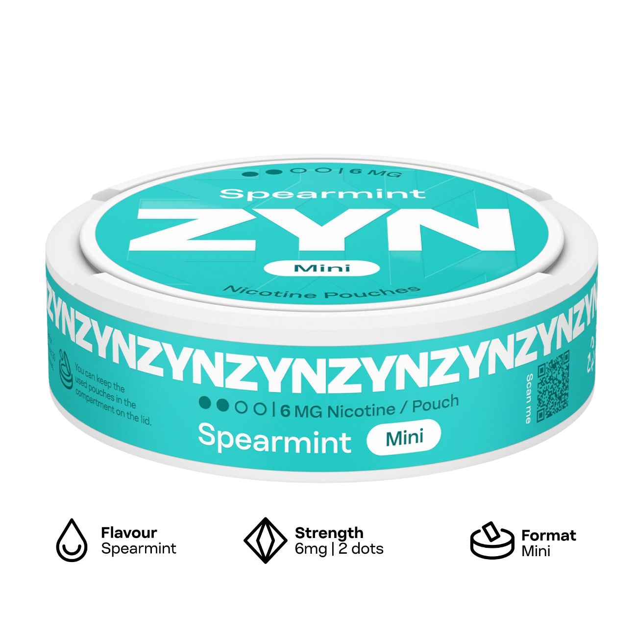 ZYN Nicotine Pouches MINI 6mg image 1