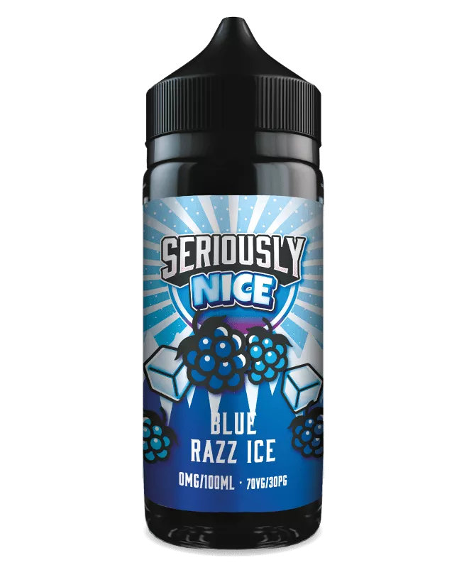 Seriously Nice by Doozy 100ml E-Liquid Shortfill | Only £7.99  70/30 VG/PG - Blue Razz Ice image