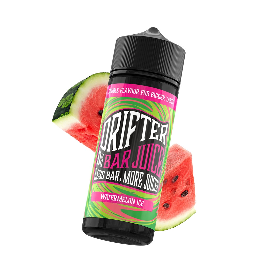 Drifter Bar Juice 100ml E-Liquid Shortfill 50/50 VG/PG - Watermelon Ice image