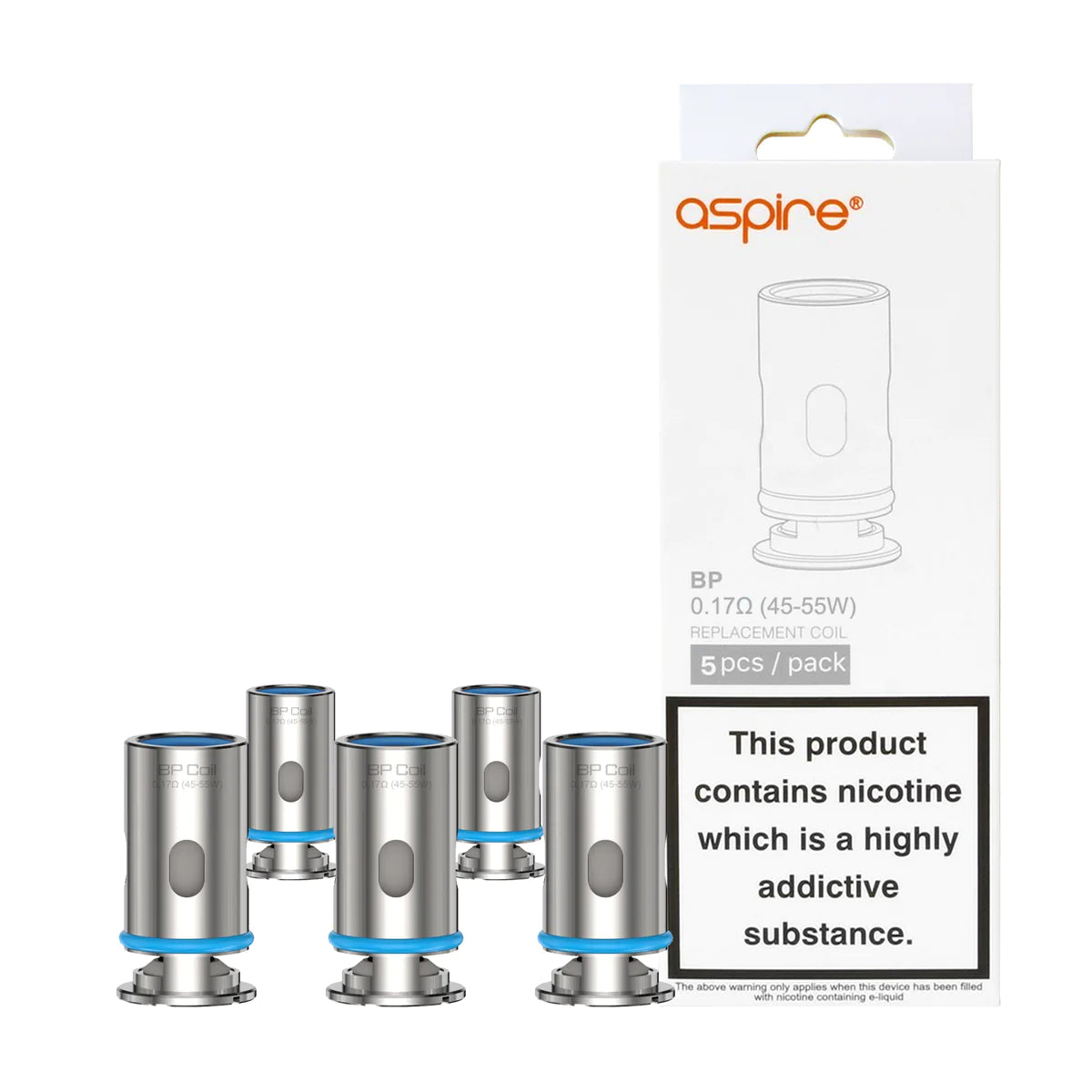 Aspire BP Replacement Coils - 5pcs/pack image 2