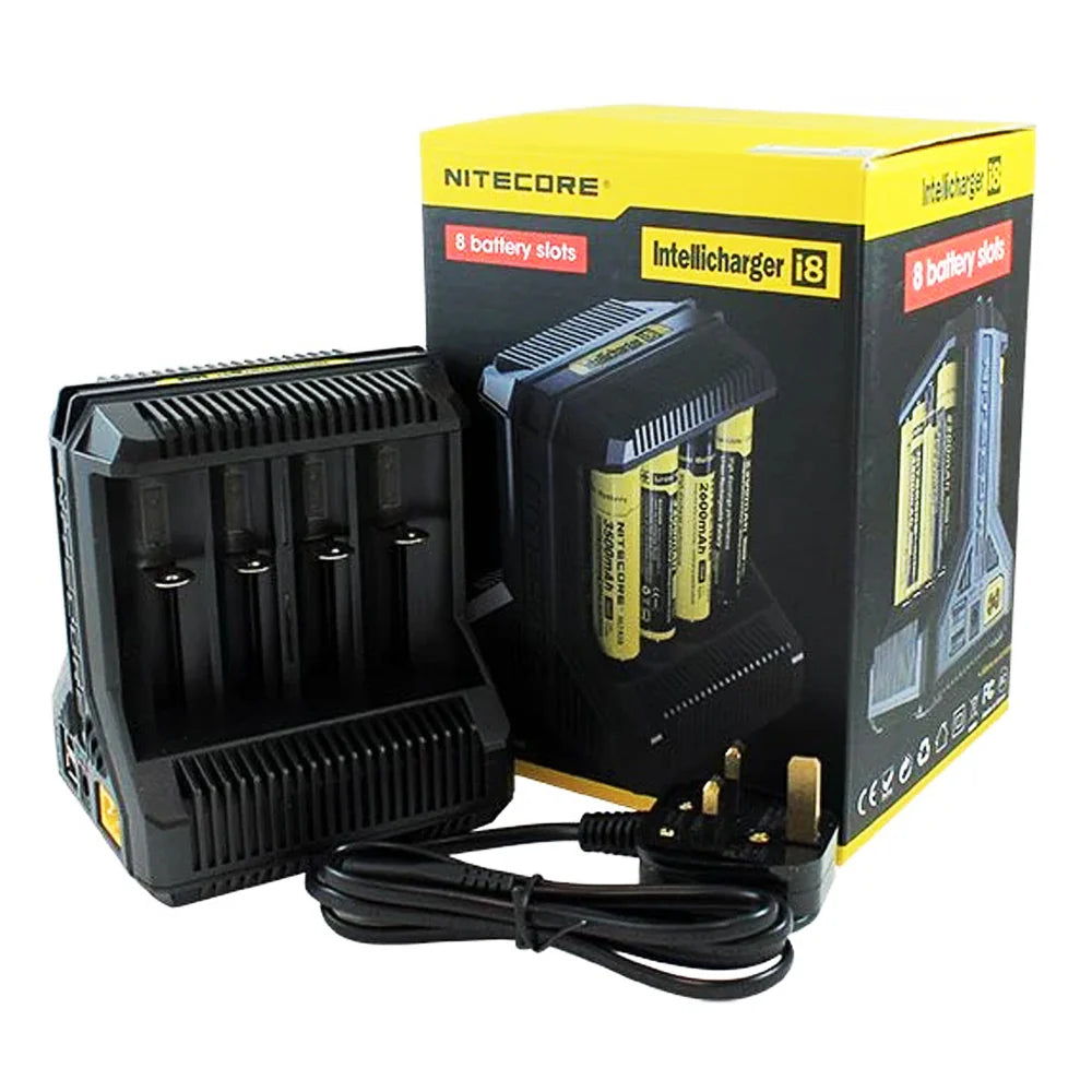 Nitecore I8 Intellicharger | 8 Bay Li-ion/NiMH Battery Charger image 0