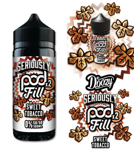 Seriously Pod Fill X2 by Doozy 100ml 50/50 E-Liquid Shortfill image 2
