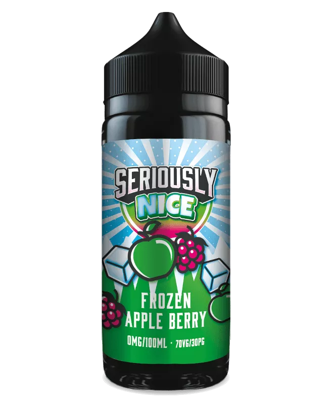 Seriously Nice by Doozy 100ml E-Liquid Shortfill | Only £7.99  70/30 VG/PG - Frozen Apple Berry image