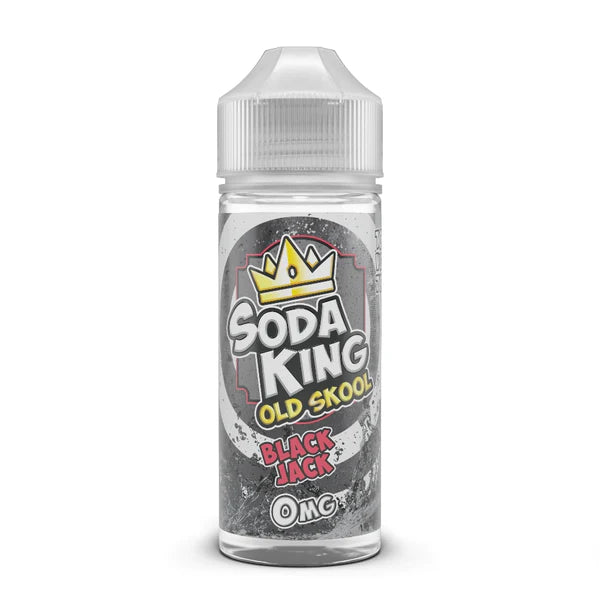 Soda King Old Skool 100ml E-Liquid Shortfill  70/30 VG/PG - Black Jack image
