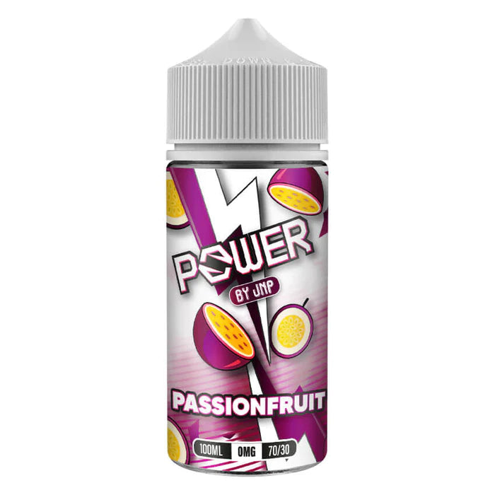 POWER by Juice N Power E-Liquid 100ml Shortfill 70/30 VG/PG - Passionfruit image