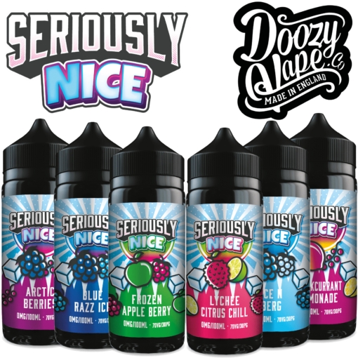 Seriously Nice by Doozy 100ml E-Liquid Shortfill | Only £7.99  70/30 VG/PG image 0