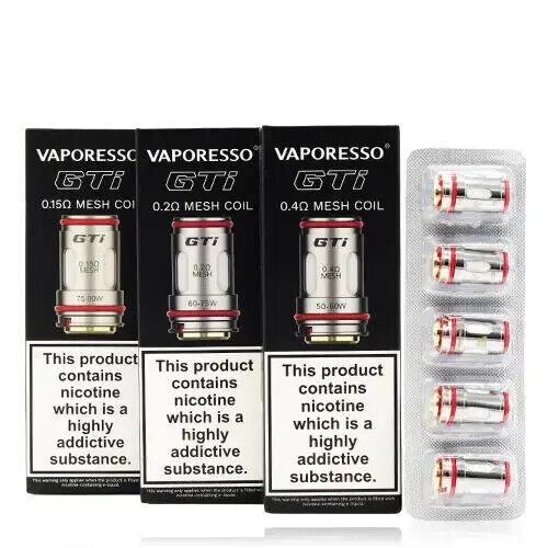Vaporesso GTi Replacement Mesh Coils 5pcs/pack image 0