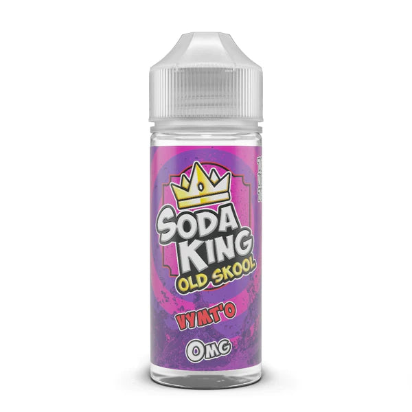 Soda King Old Skool 100ml E-Liquid Shortfill  70/30 VG/PG - Vimto image