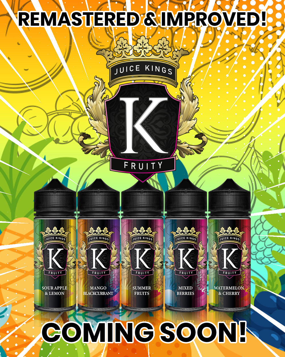 Juice Kings 100ml Shortfill  70/30 VG/PG image 12