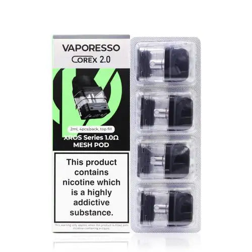 Vaporesso XROS COREX 2.0 Replacement Pods 4pcs/pack - 1.0 Ohm image