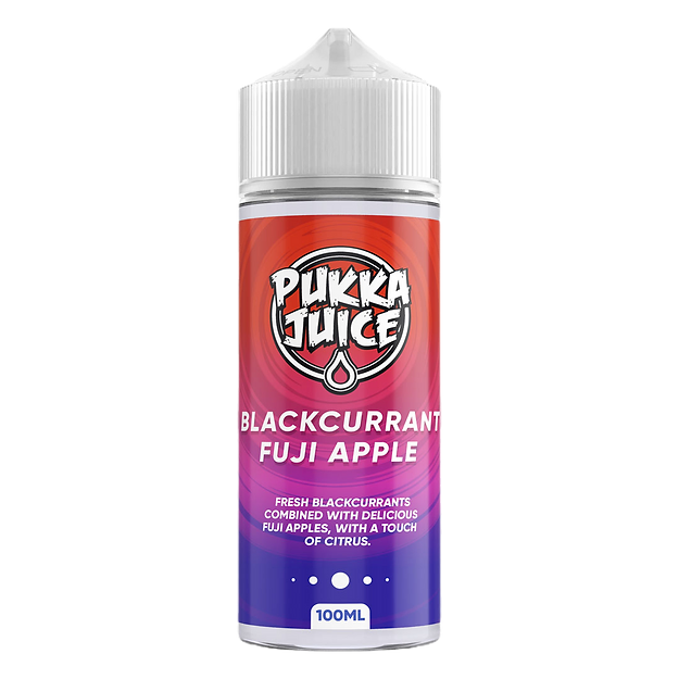 Pukka Juice 100ml E-Liquid Shortfill 70/30 VG/PG - Blackcurrant Fuji Apple image