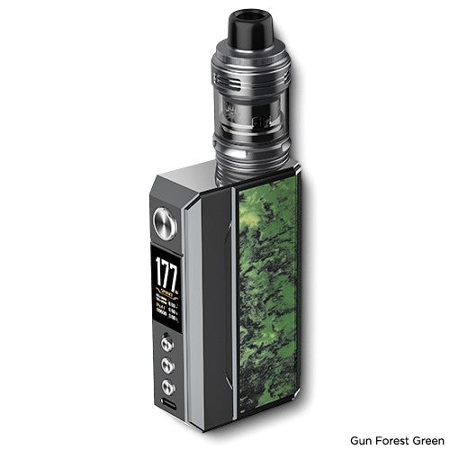 VooPoo Drag 4 Kit 177W | Drag 4 Mod with UForce-L Tank - Gunmetal Forest Green image