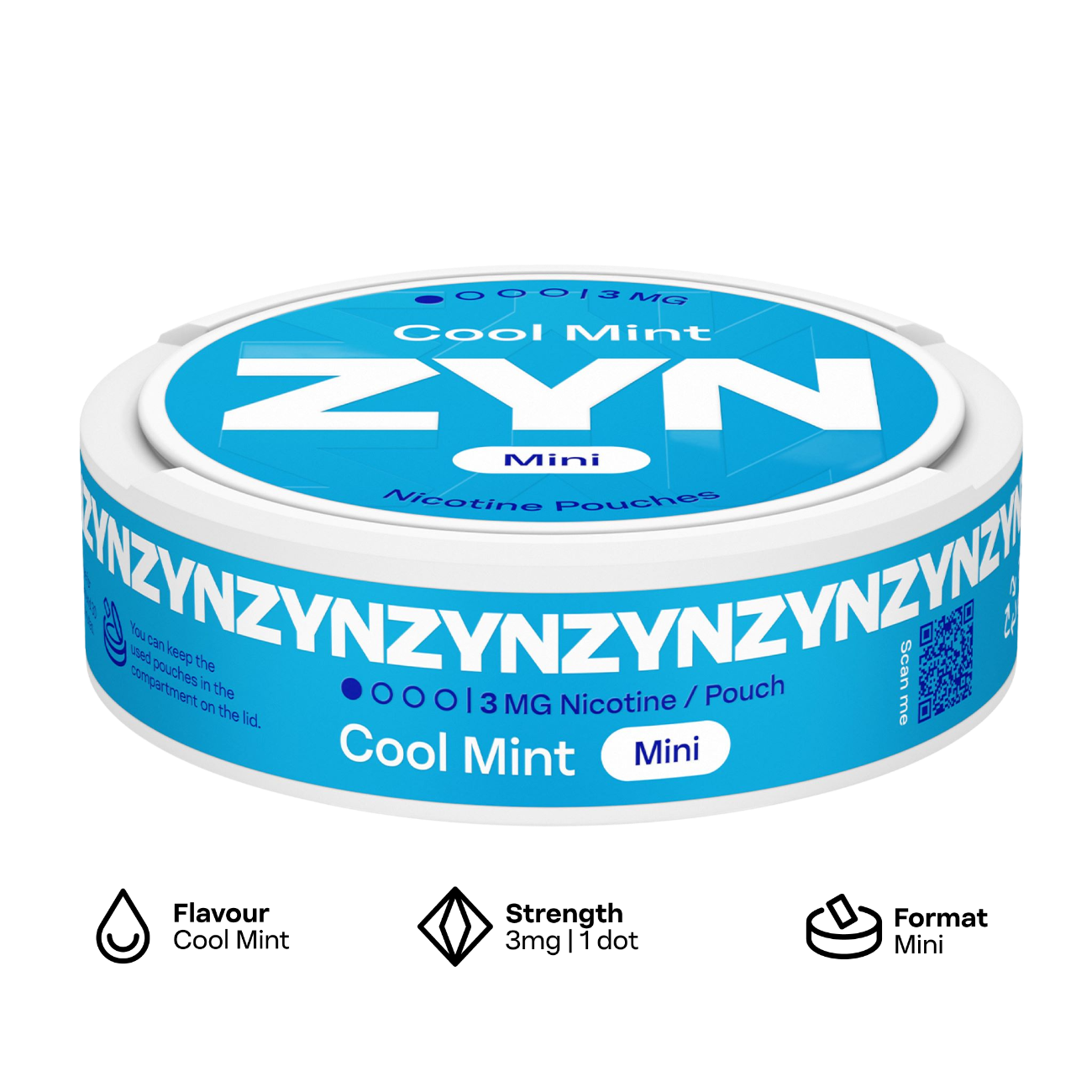 ZYN Nicotine Pouches MINI 3mg image 1