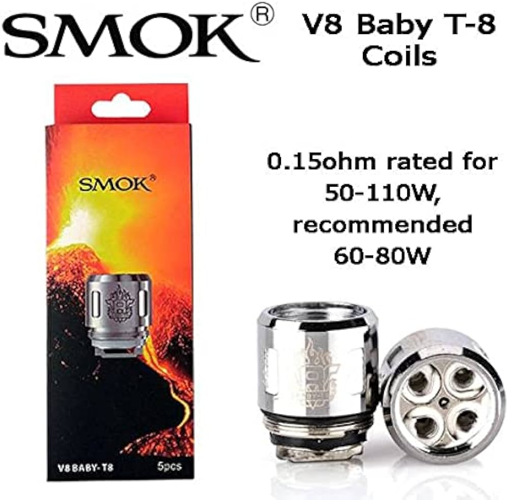 SMOK V8 Baby Replacement Coil 5pcs/pack image 1