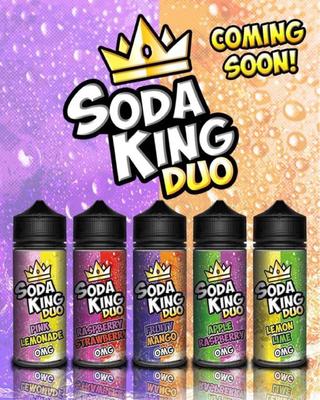 Soda King E Liquid 100ml Shortfill  70/30 VG/PG image 2