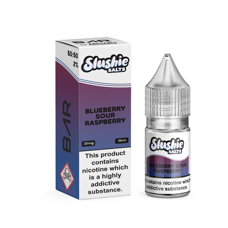 BAR Salts by Slushie 10ml - 10MG - Blueberry Sour Raspberry image