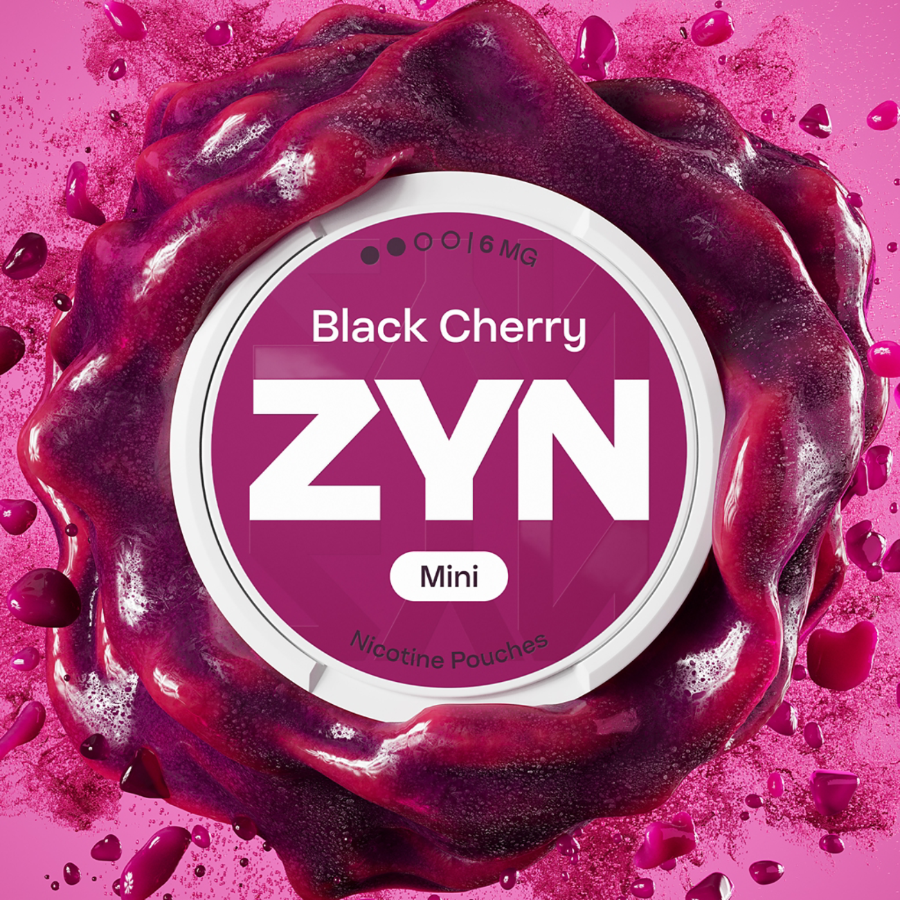 ZYN Nicotine Pouches MINI 6mg - Black Cherry image