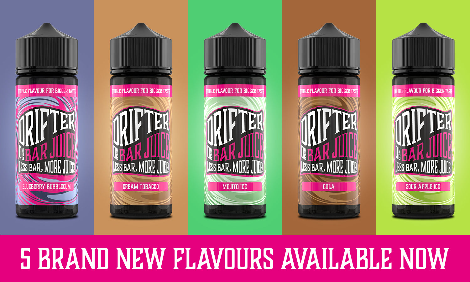 Drifter Bar Juice 100ml E-Liquid Shortfill 50/50 VG/PG image 3