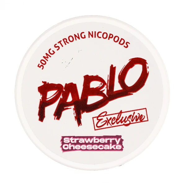 PABLO Nicopods 50mg (Extra Strong) 20pcs/pack - Strawberry Cheesecake image