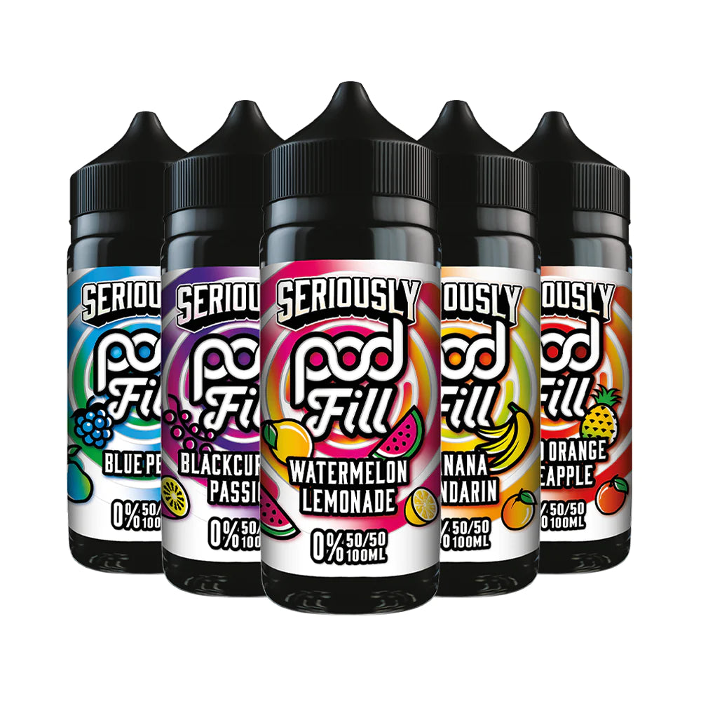 Seriously Pod Fill by Doozy 100ml 50/50 E-Liquid Shortfill image 2