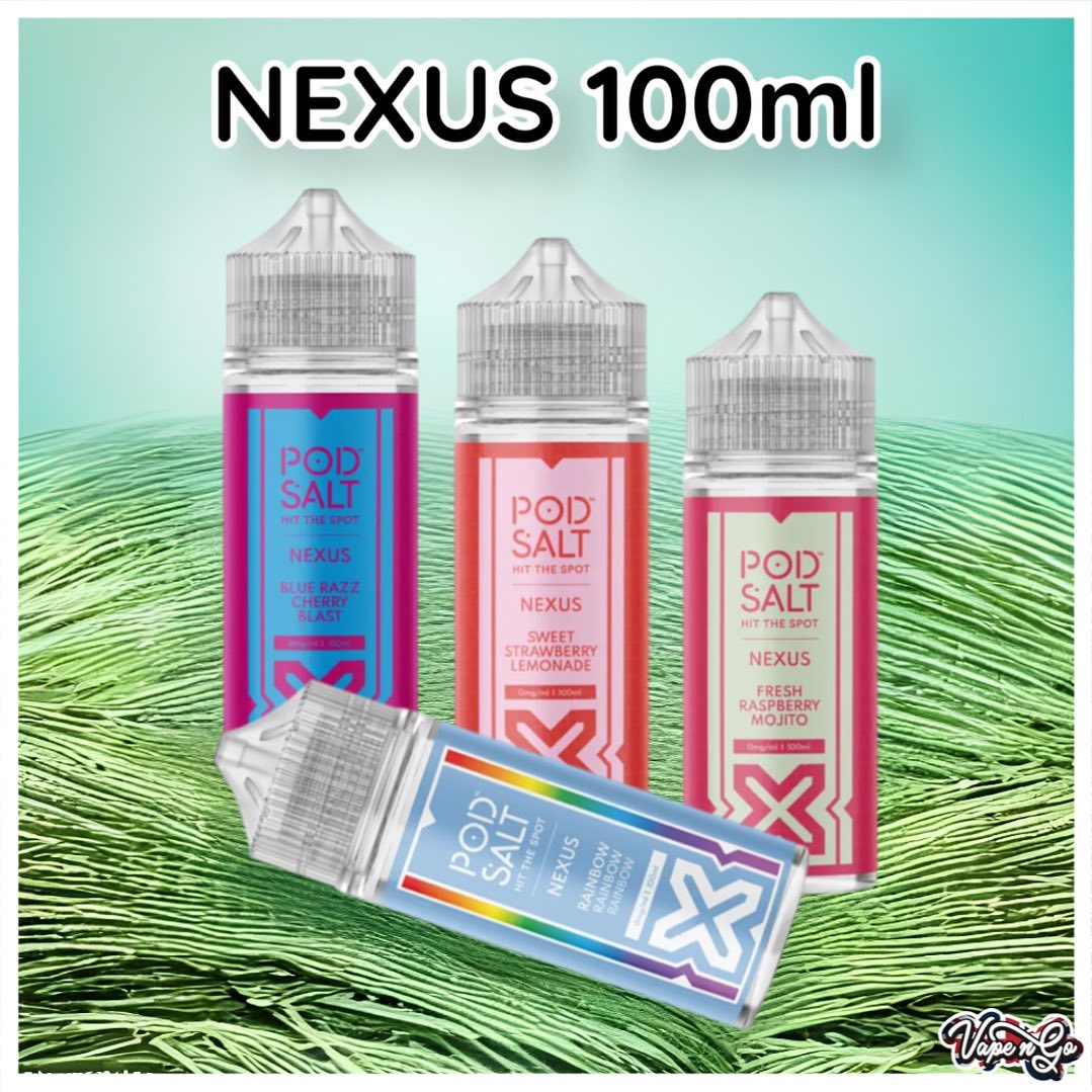 Pod Salt Nexus 100ml E-Liquid Shortfill | Only £8.99  70/30 VG/PG image 1