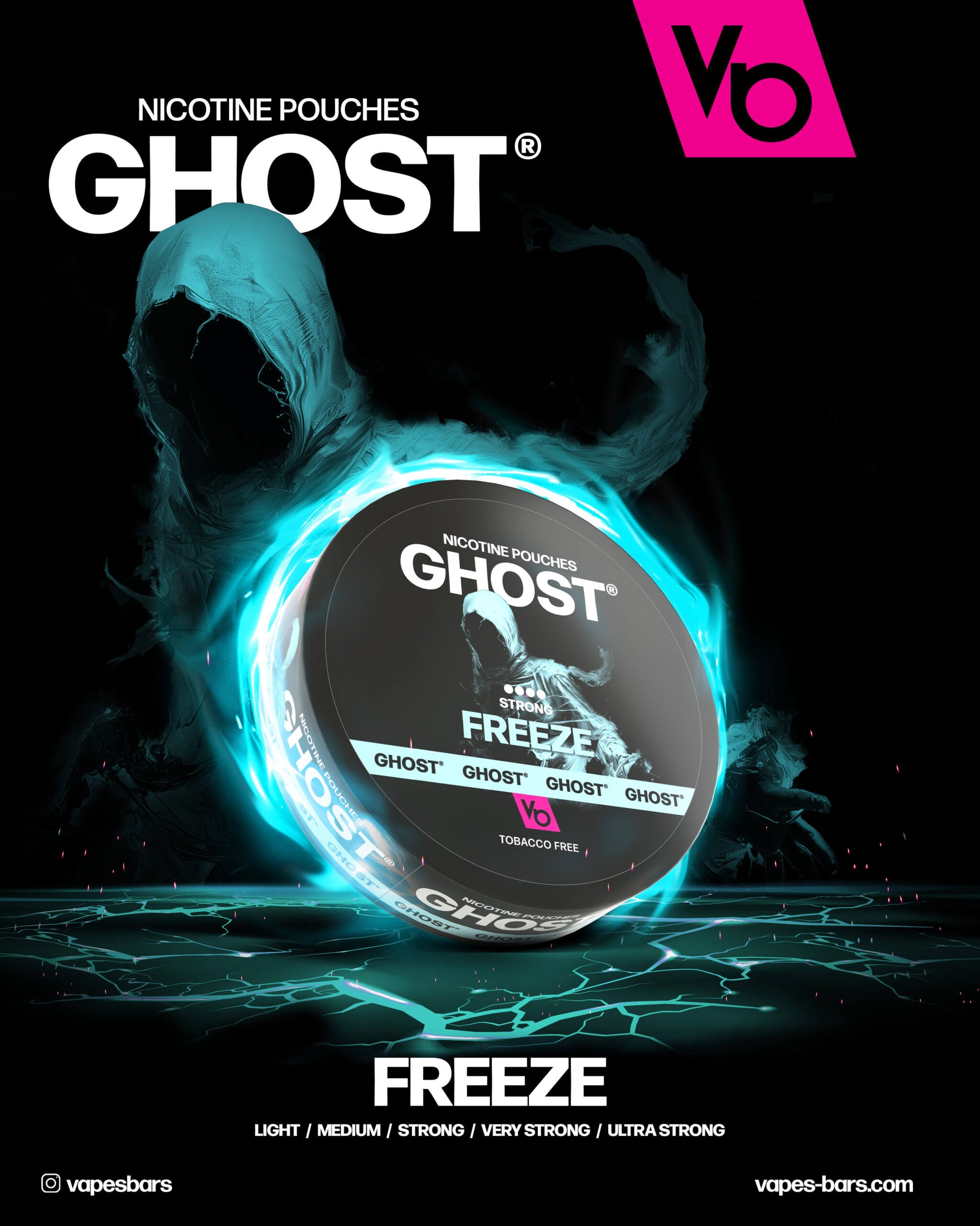 GHOST Nicotine Pouches 25MG (Strong) 20pcs/pack image 4