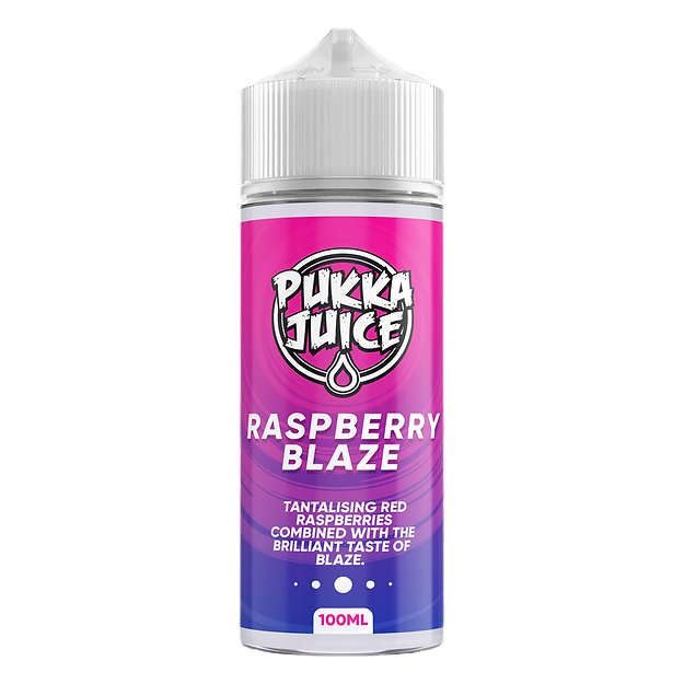 Pukka Juice 100ml E-Liquid Shortfill 70/30 VG/PG - Raspberry Blaze image