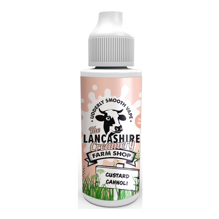Lancashire Creamery 100ml 70/30 VG/PG E-Liquid Shortfill - Custard Canoli image