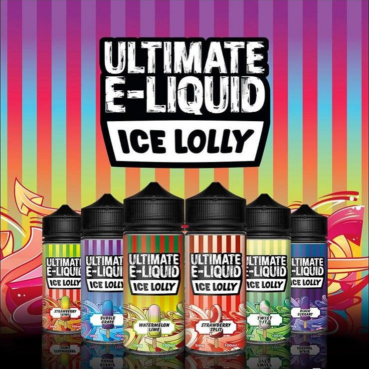 Ultimate E Liquid Ice Lolly Range 100ml Shortfill  70/30 VG/PG image 0