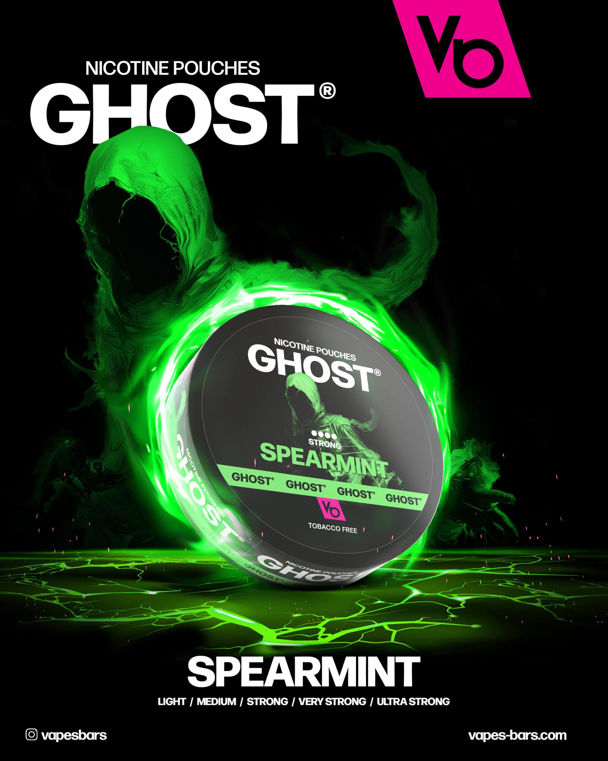 GHOST Nicotine Pouches 25MG (Strong) 20pcs/pack image 7