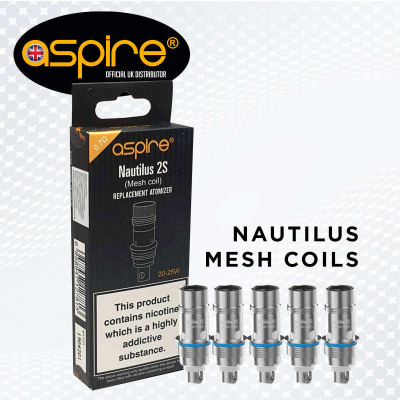 Aspire Nautilus 2S Coils | 0.4 | 0.7 Mesh | 5pcs/pack image 0