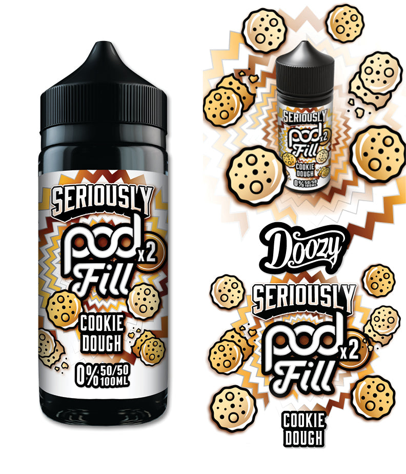 Seriously Pod Fill X2 by Doozy 100ml 50/50 E-Liquid Shortfill image 8