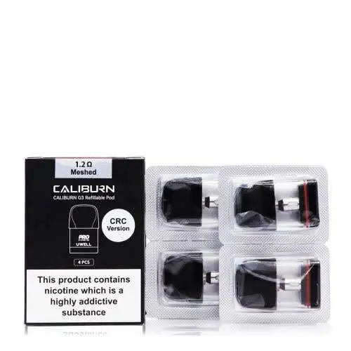 Uwell Caliburn G3 Replacement Pods - 4pcs/pack - 1.2 ohm image