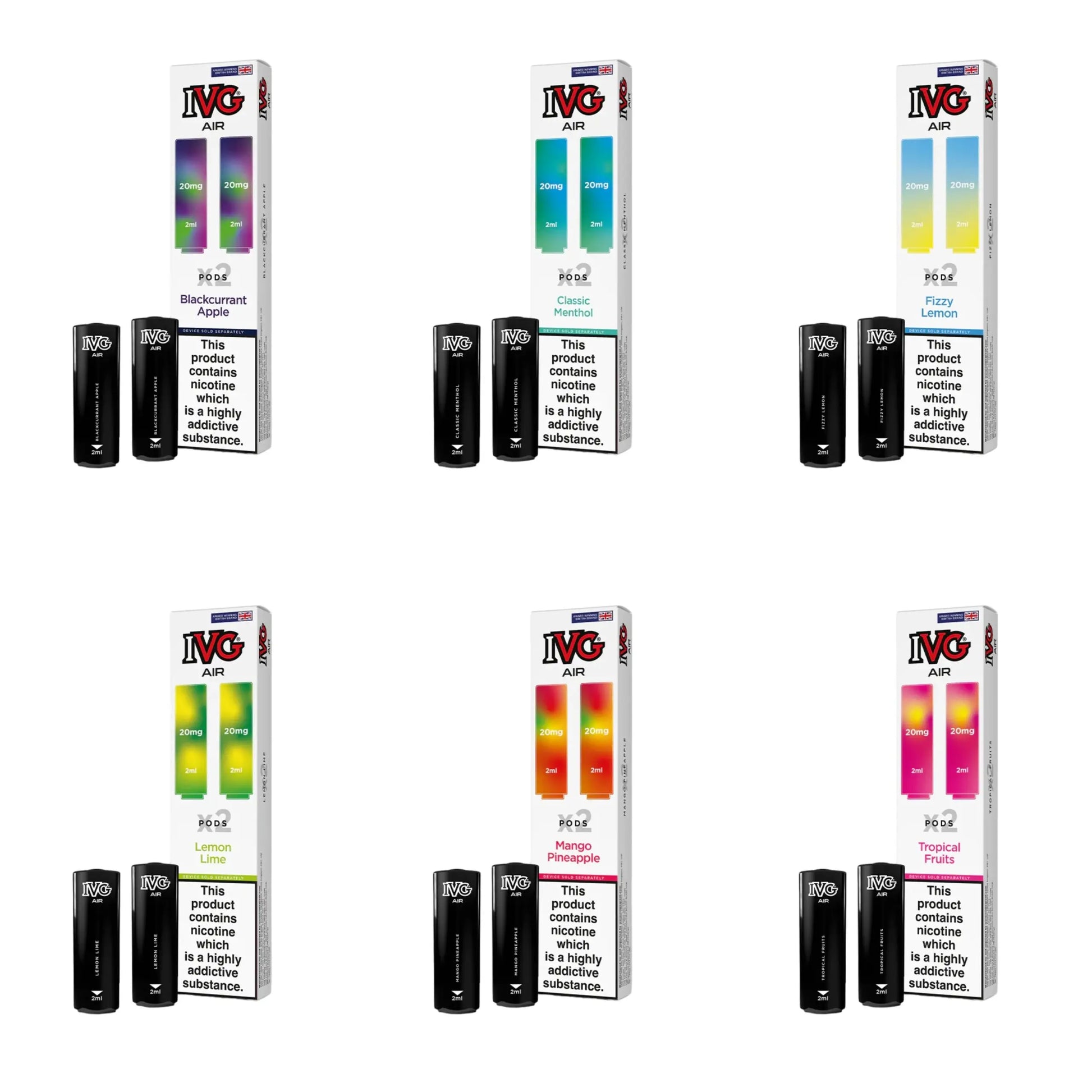 IVG Air Prefilled Pods 2pcs/pack image 1