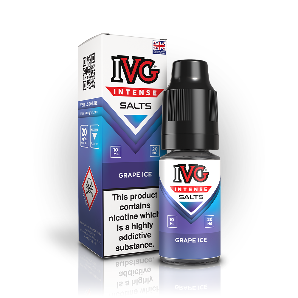 IVG Intense Nic Salts - 20mg - Grape Ice image