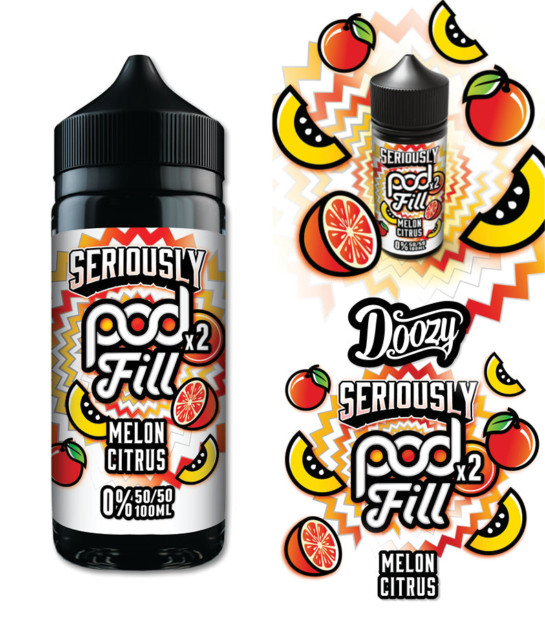 Seriously Pod Fill X2 by Doozy 100ml 50/50 E-Liquid Shortfill image 4