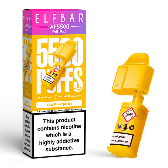 Elf Bar AF5500 Prefilled Pods - Pineapple Ice image