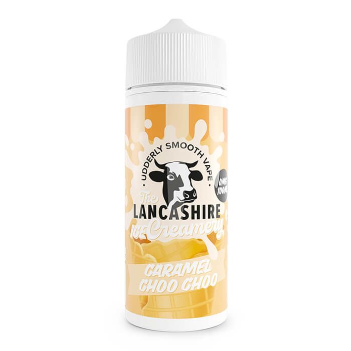 Lancashire Creamery 100ml 70/30 VG/PG E-Liquid Shortfill - caramel-choo-choo image