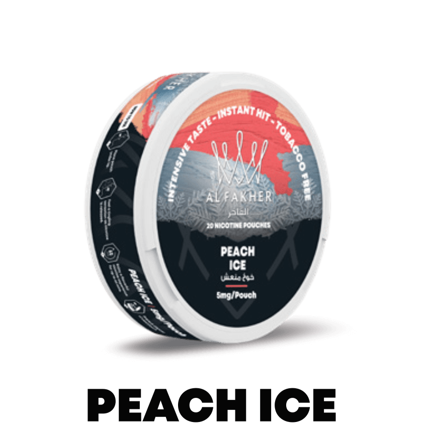 Al Fakher (UAE) Nicotine Pouch 20mg 20pcs/pack - Peach Ice image
