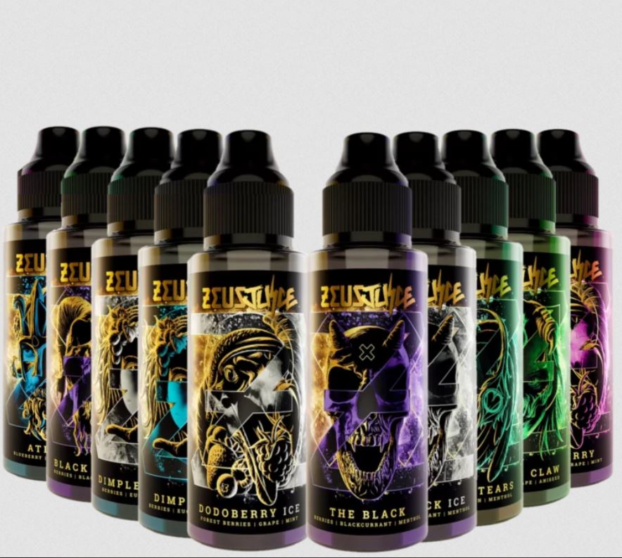 Zeus E-Liquid 100ml Shortfill | New Flavours in STOCK  70/30 VG/PG image 4