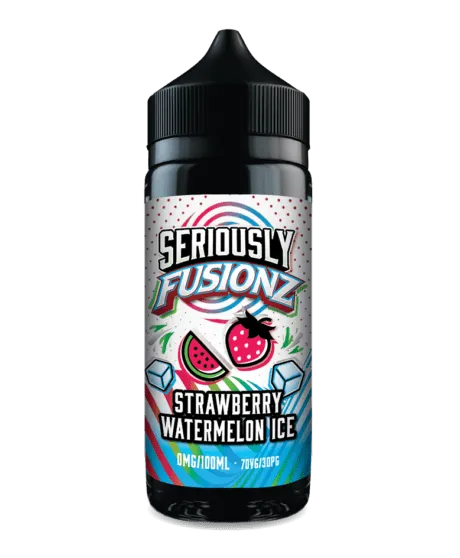 Seriously Fusionz by Doozy 100ml 70/30 VG/PG E-Liquid Shortfill - Strawberry Watermelon Ice image
