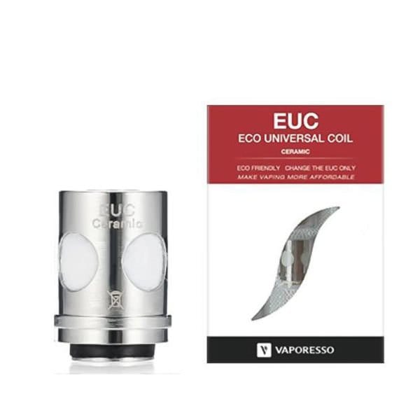 Vaporesso EUC Universal Ceramic Replacement Coils - 0.5 Ohm - 5 PCS/Pack image 0