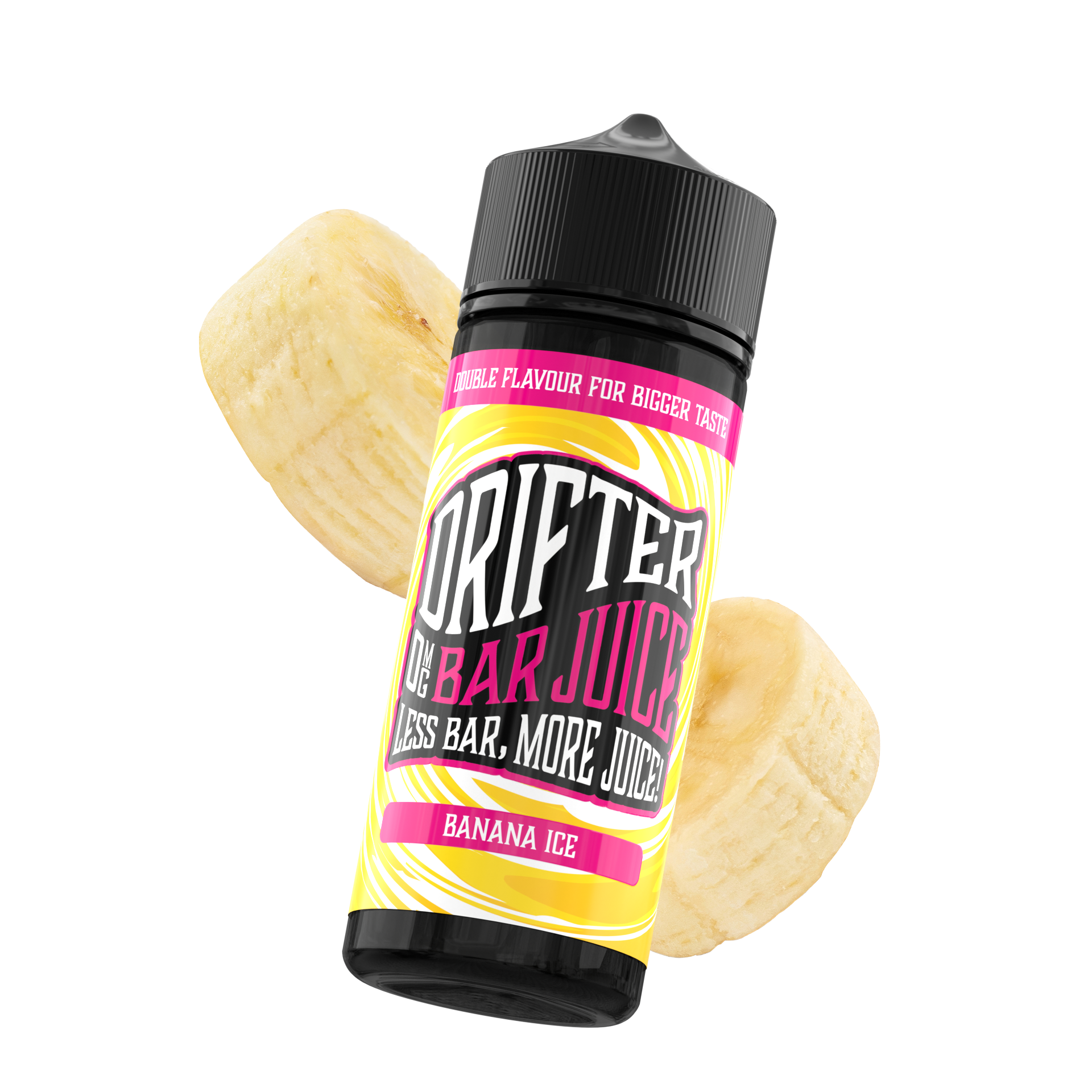 Drifter Bar Juice 100ml E-Liquid Shortfill 50/50 VG/PG - Banana Ice image