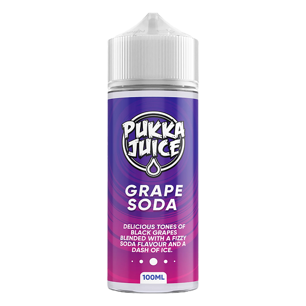 Pukka Juice 100ml E-Liquid Shortfill 70/30 VG/PG - Grape Soda image