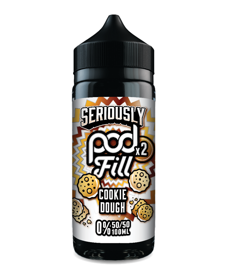 Seriously Pod Fill X2 by Doozy 100ml 50/50 E-Liquid Shortfill - Cookie Dough image