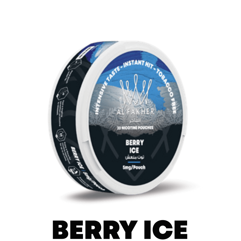 Al Fakher (UAE) Nicotine Pouch 20mg 20pcs/pack - Berry Ice image