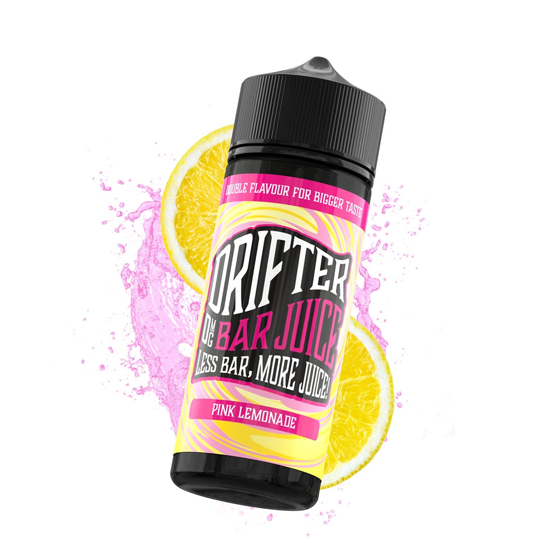 Drifter Bar Juice 100ml E-Liquid Shortfill 50/50 VG/PG - Pink Lemonade image