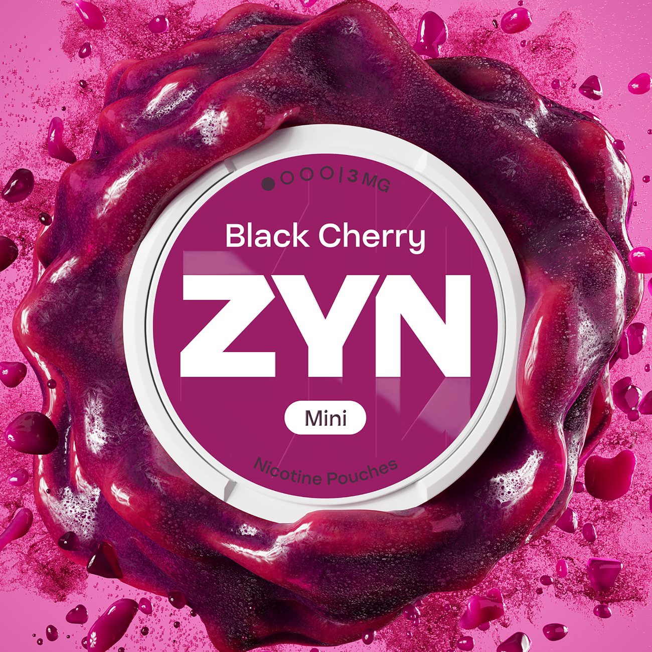 ZYN Nicotine Pouches MINI 3mg - Black Cherry image